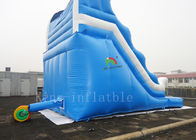 Outdoor Playground Amusement Park Water Slide Blue Color 1 Year Warranty