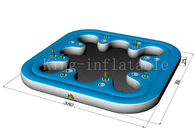 Commercial Amusement Cup Hole Inflatable Water Toys Floating Sofa For Adults