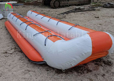 Customized Double Row Inflatable Banana Boats 5.4 *2.04 m 14 Seats