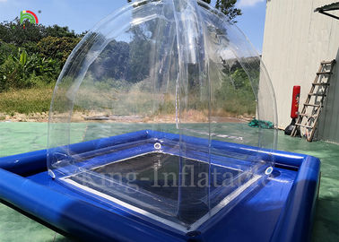 Transparent Airtight Inflatable Camping Bubble Tent 2.4mL*2.4mW*2.5m H