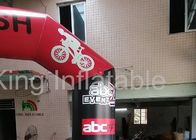 Red Outdoor 9x4m  Durable Inflatable Banners Arches For Events Or Promotion