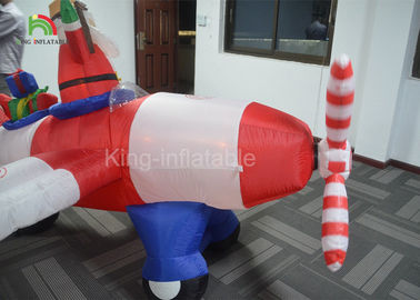 Customized Size Promotional Inflatable Standing Christmas Santa Claus Outdoor Advertising