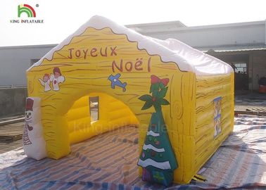 Customized Size Inflatable Advertising Products Christmas House Snowma Tent