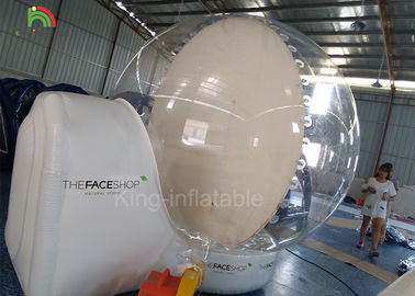 Human Snow Globe Photo Booth Inflatable Christmas Decoration Snowball With Channel