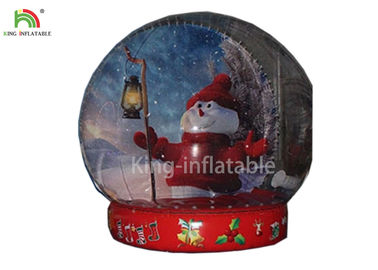 Human Size Inflatable Snow Ball Clear 0.8 mm PVC  Globe Photo Taking EN14960 For Take Photo /Advertising