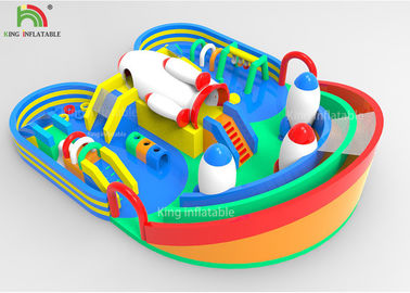 Child Inflatable Park Spacecraft Theme Park For Commercial Amusement Party Rental