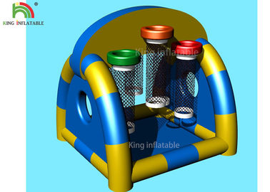 6 Holes Inflatable Sports Games BasketBall Shooting For Amusement Park