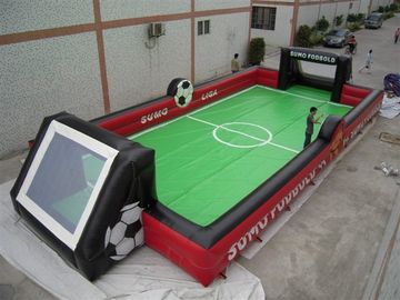 Inflatable Standard Football Playground Inflatable Sports Games For Amusement Park Equipment