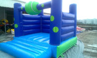 Ocean Blue Commercial Bounce Houses Jumping With PVC Tarpaulin