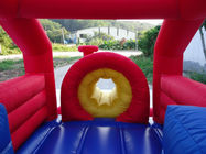 Kids Inflatable Castle Commercial Mini Bounce Houses With Slide PVC tarpaulin