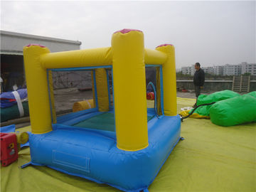 PVC Tarpaulin Commercial Inflatable Bounce Houses UV resistance