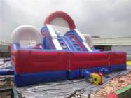 Commercial Giant Inflatable Amusement Park / Inflatable Obstacle Combo with Slide