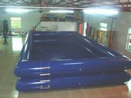 0.9mm PVC Tarpaulin Swimming Pool / Inflatable Swimming Pools Double Tube 1.3m Height