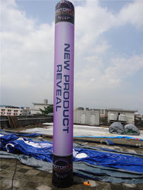 6m Purple High Shining Inflatable Advertising Products / Large Advertising Balloons