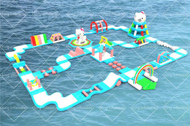 Floating Cat Theme Bespoke Design Inflatable Water Games Park