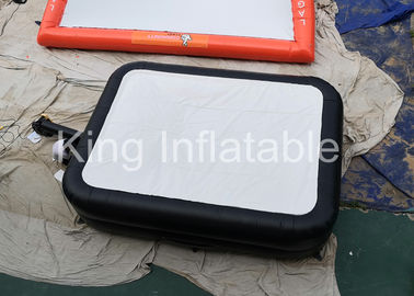 Black Bicycle Track Air Bag 4.9*3.7*1m Inflatable Sports Games