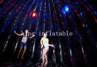 Custmized Size Kids Adults PVC Tarpaulin Inflatable Disco Dome With LED For Rental