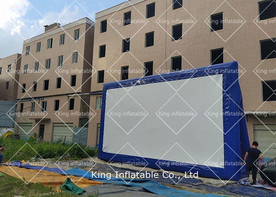 8m Long Outdoor Inflatable Movie Screen For Drive In Car