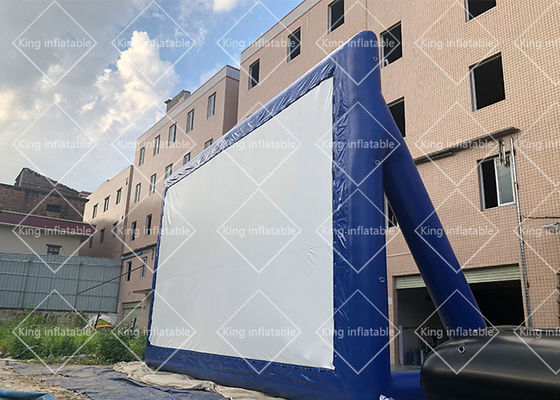 8m Long Outdoor Inflatable Movie Screen For Drive In Car