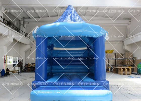 Outdoor White 4x3.5m Carousel  Inflatable Bouncy Castle For Wedding Use