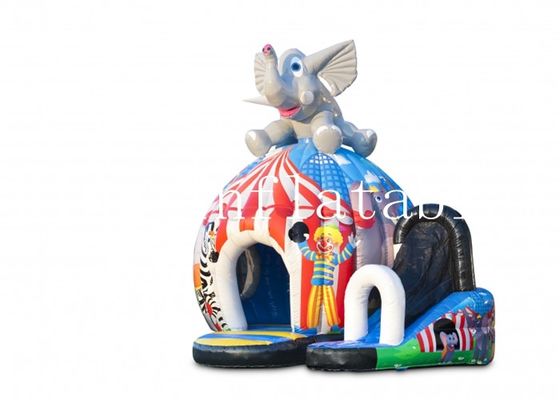 0.55MM PVC Tarpaulin Circus Elephant Inflatable Jumping Castles