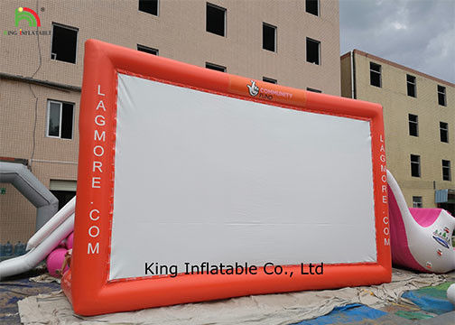 7 M Long Portable Outdoor Inflatable Movie Screen For Outdoor Cinema