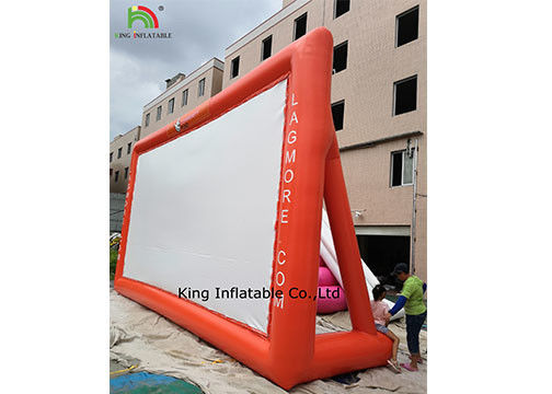 7 M Long Portable Outdoor Inflatable Movie Screen For Outdoor Cinema