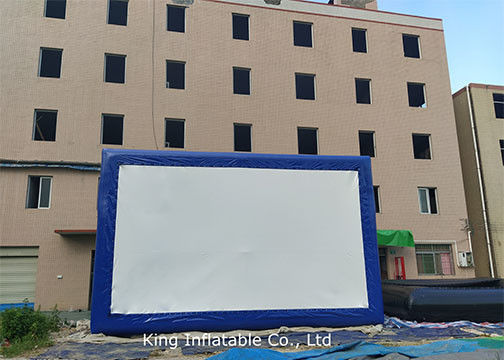 8m Long Outdoor Inflatable Movie Screen For Drive In Car