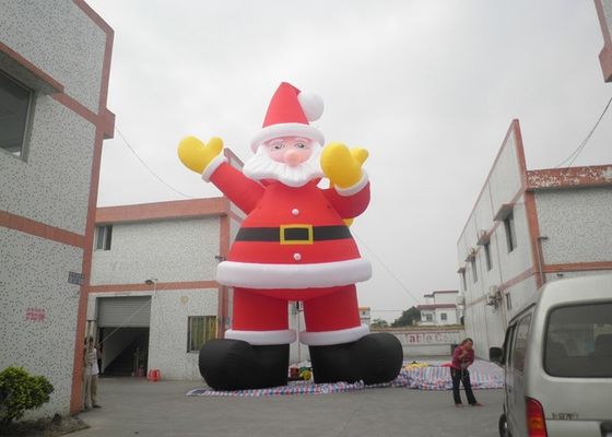 Fireproof   210D Nylon Xmas Holiday Inflatable Santa Claus