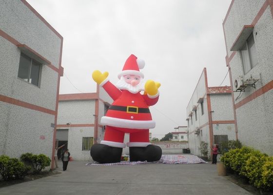 Large Commercial Santa Claus Inflatable Advertising Products For Promotion 10 m