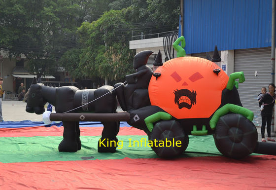 Pumpkin Carriage Airblown Inflatable Advertising Products For Yard