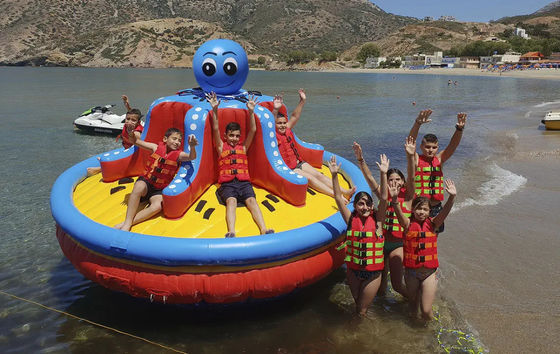 6 Person Inflatable Towed Buoy Octopus Twister For Sea