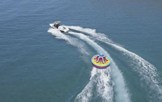 6 Person Inflatable Towed Buoy Octopus Twister For Sea