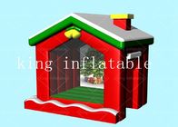 Christmas Commercial 0.55 mm PVC Inflatable Bouncer House 3.3x2.75x3.5m
