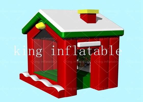 Christmas Commercial 0.55 mm PVC Inflatable Bouncer House 3.3x2.75x3.5m