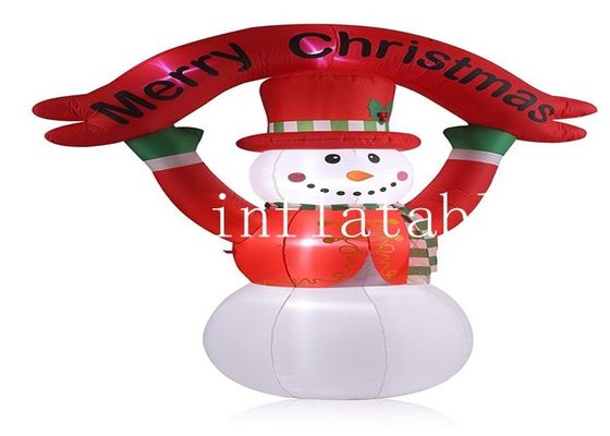 Outdoor 10 m Inflatable Christmas Products Air Blown Holiday Snowman