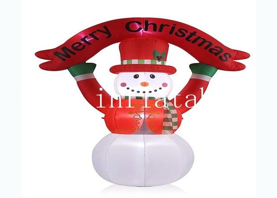 Outdoor 10 m Inflatable Christmas Products Air Blown Holiday Snowman