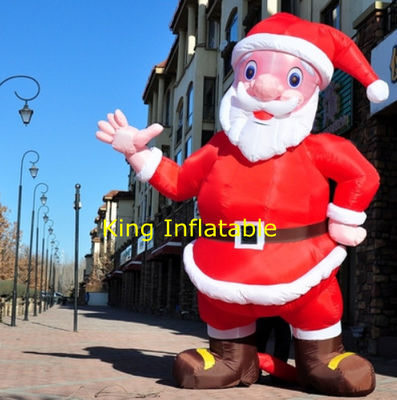 210D 2m  3m High Inflatable Santa Claus For Home Backyard