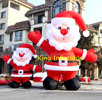 210D 2m  3m High Inflatable Santa Claus For Home Backyard