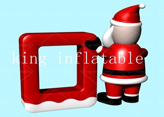 2.9x3m Air Blown Inflatable Santa Claus Model For Christmas Decoration