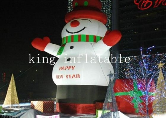 5mH Inflatables Christmas Snowman Cartoon For Outdoor Christmas Decoration