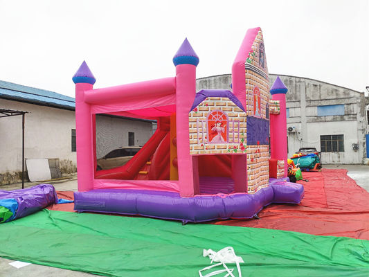 Outdoor Kids Inflatable Princess Themed Jumping Castle Bounce House PVC Tarpaulin