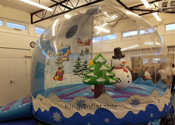 3m PVC Tarpaulin Inflatable Snow Globe Balloon For Take Photos