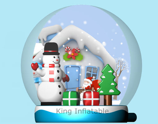 Outdoor PVC Tarpaulin 3M Dia Inflatable Snow Globe For Advertising