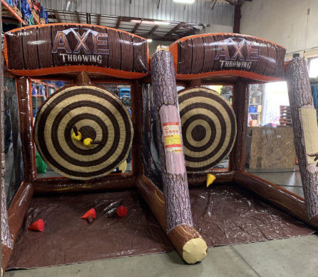 PVC Outdoor Axe Throwing Inflatable Sport Games For Kid Adult