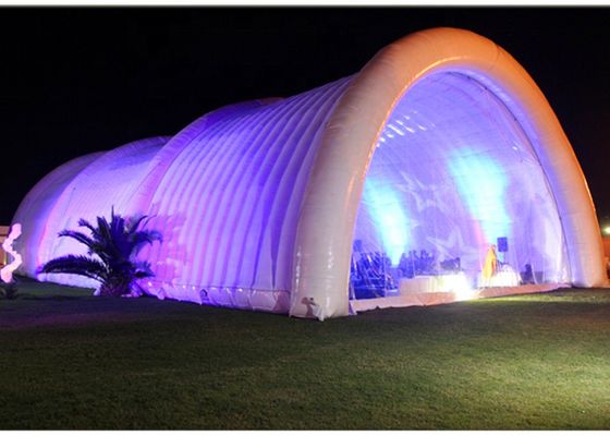 0.55mm PCV LED tent Portable 10*6m Inflatable party Event trade show Tent For Wedding