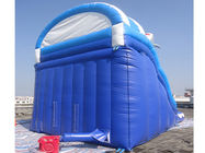 Customized Durable Outdoor PVC Inflatable Water Slide 0.55 mm PVC Tarpaulin