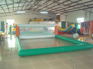 0.9mm PVC Inflatable Beach Volleyball Court For Inflatable Water Parks
