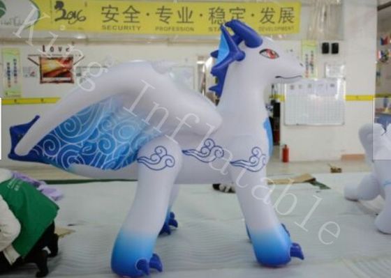 PVC Tarpaulin 6.56 Ft Inflatable Dragon SGS Cartoon