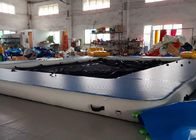 Sea pool Inflatale 0.9mm Floating Swimming Pool With Unti Jellyfish Net for yacht